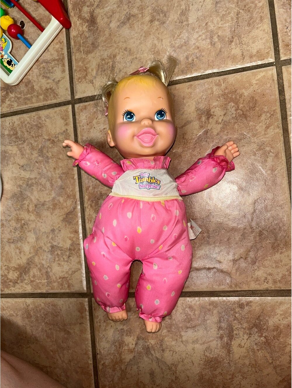Vintage 1995 Baby Tumbles Surprise Doll Toy Biz – Working Tumbling Feature
